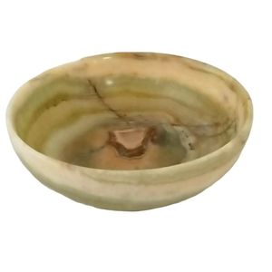 Green Onyx 4" Trinket Dish Bowl